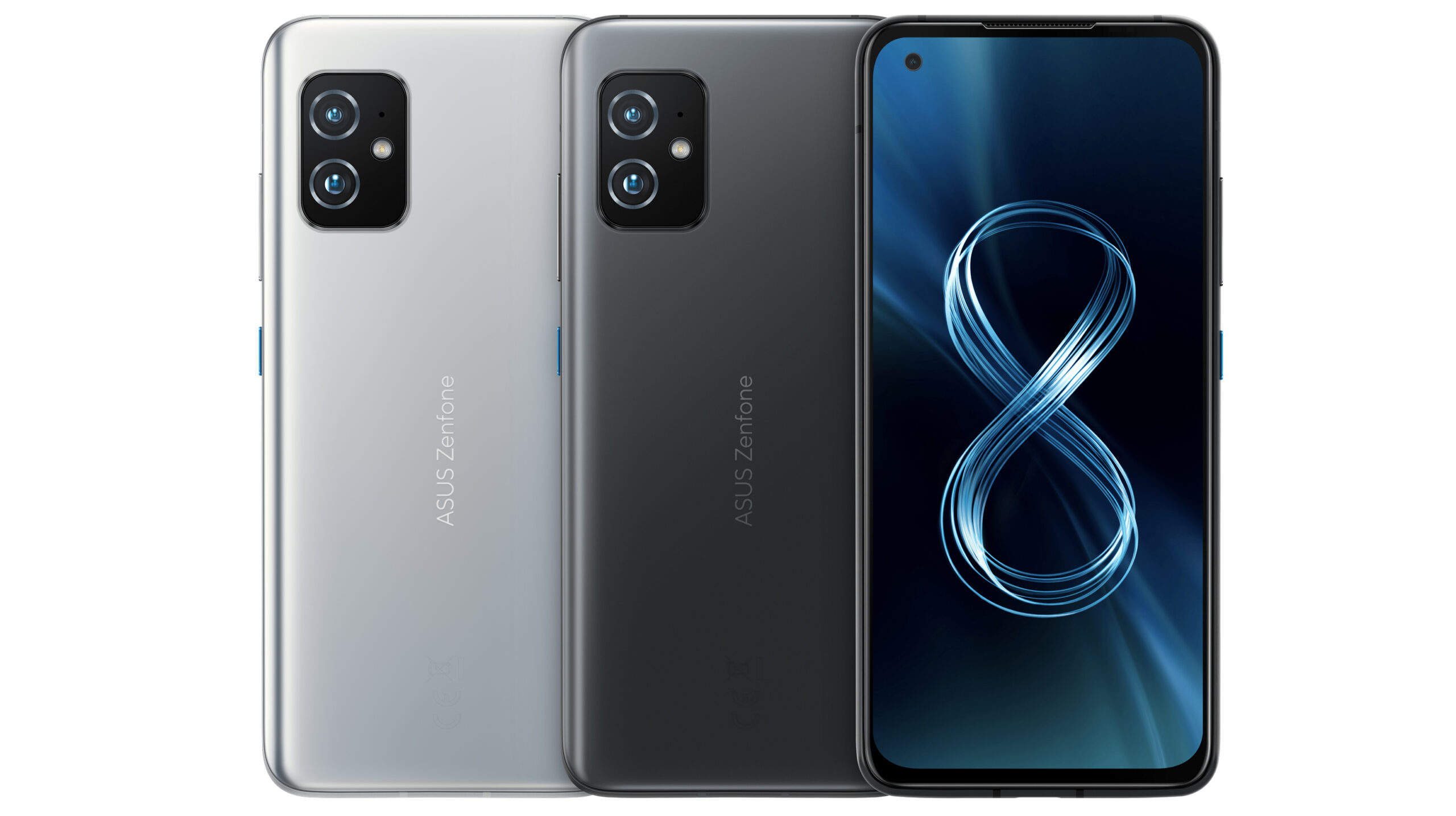 Asus Zenfone 8 front and back
