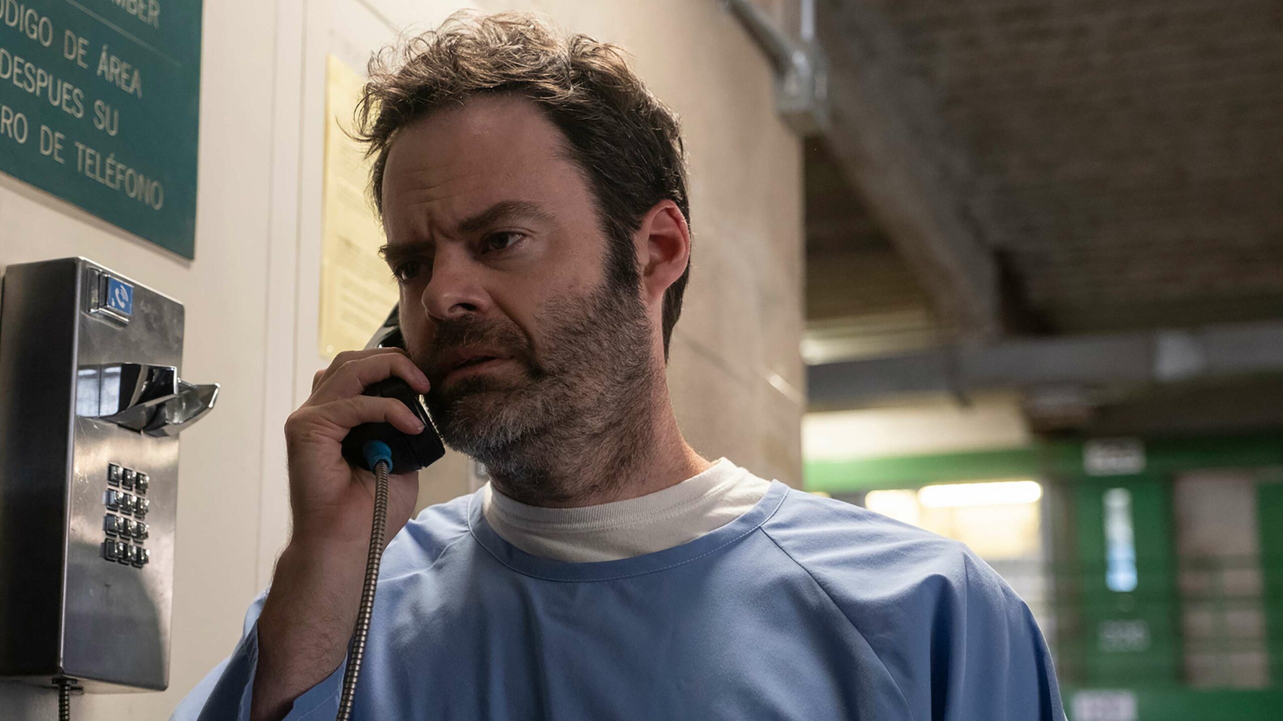 Bill Hader on the phone in Barry Season 4