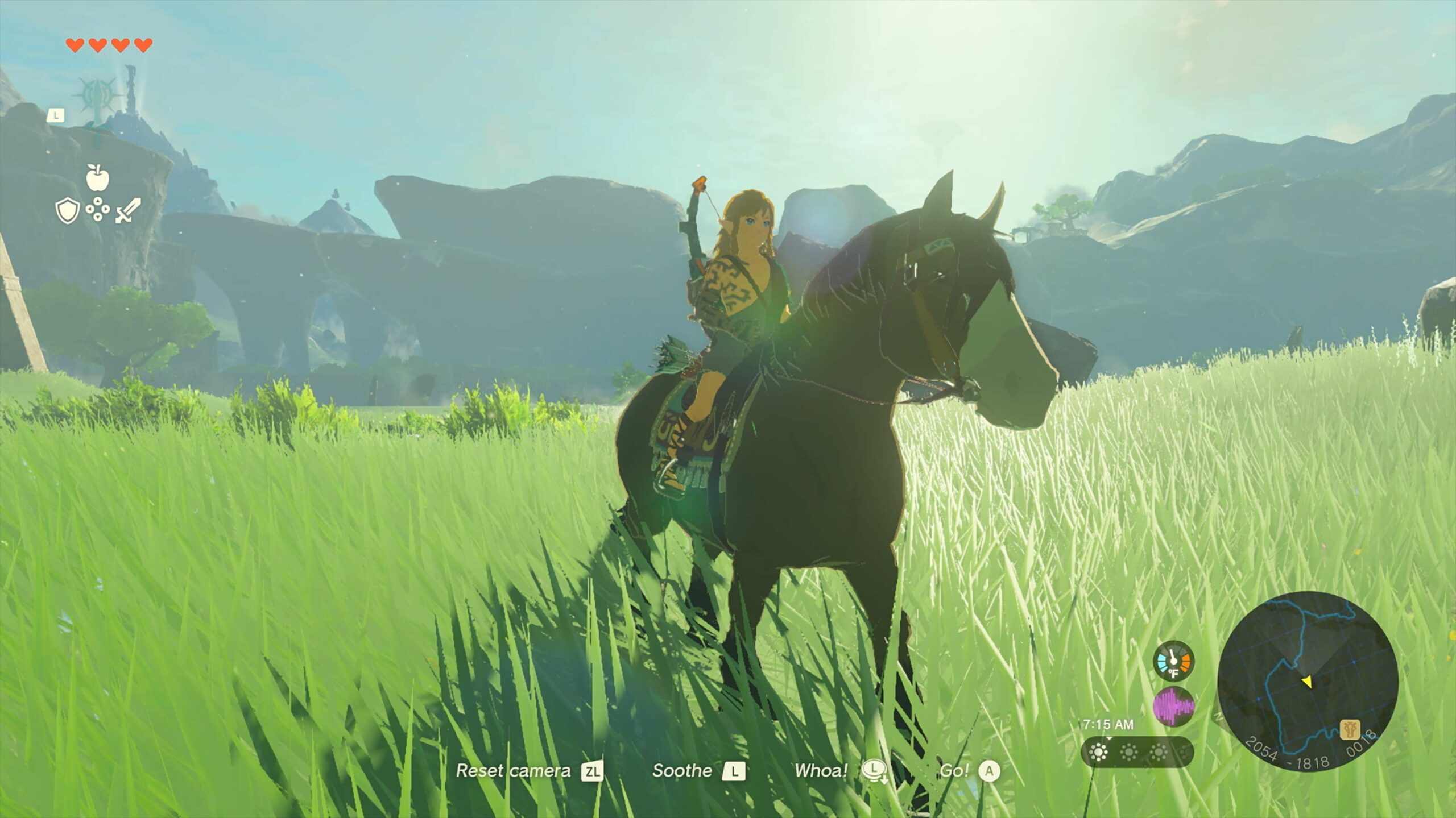 The Legend of Zelda: Tears of the Kingdom Link on horse