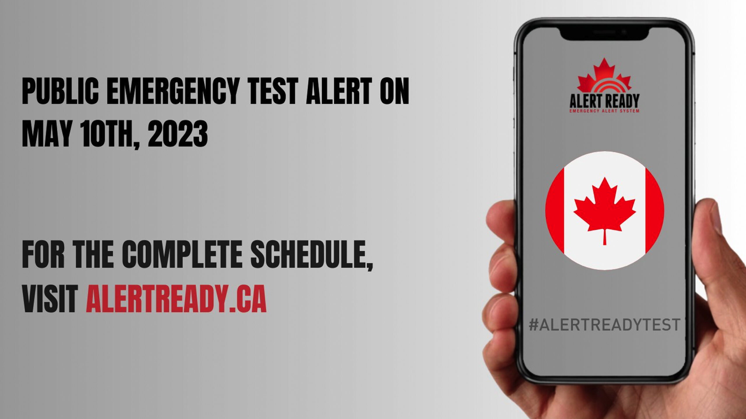 Alert Canada test