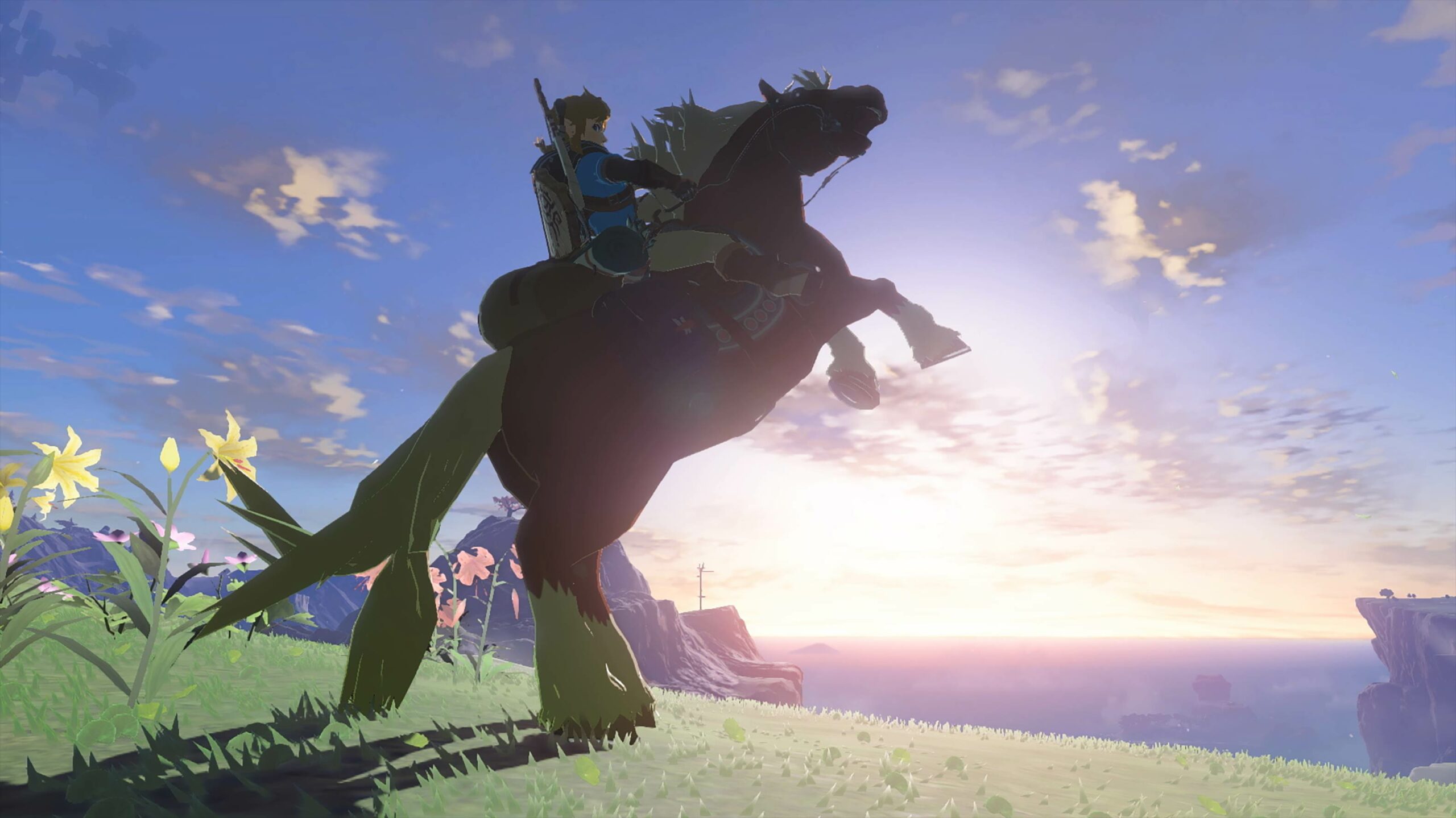 The Legend of Zelda: Tears of the Kingdom Link riding horse